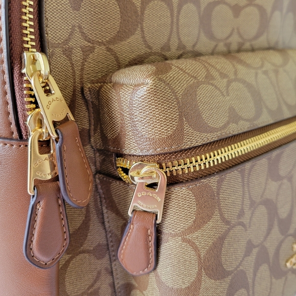 Coach Charlie Backpack In Signature Canvas NWT - Picture 14 of 16